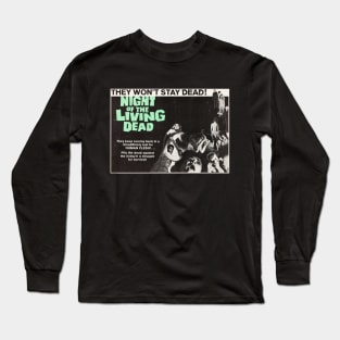 Night of the Living Dead Poster Long Sleeve T-Shirt